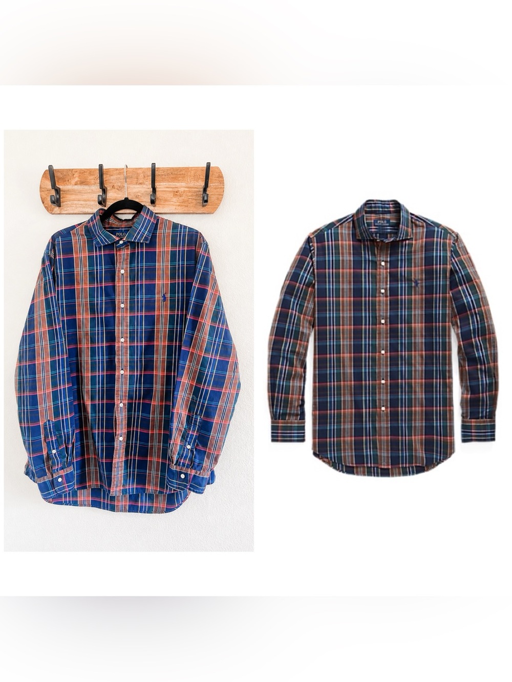 Polo Ralph Lauren Men’s Classic Fit Plaid Twill Shirt Sixe XL